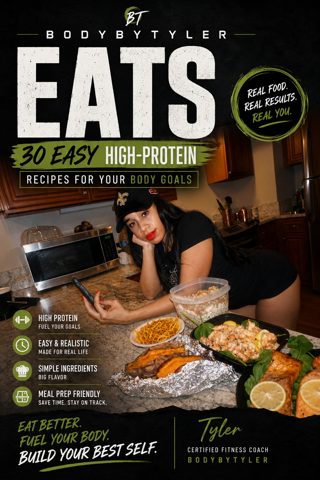 BodybyTyler:  EATS Healthy Recipe Ebook ****Pre-SALE!!!